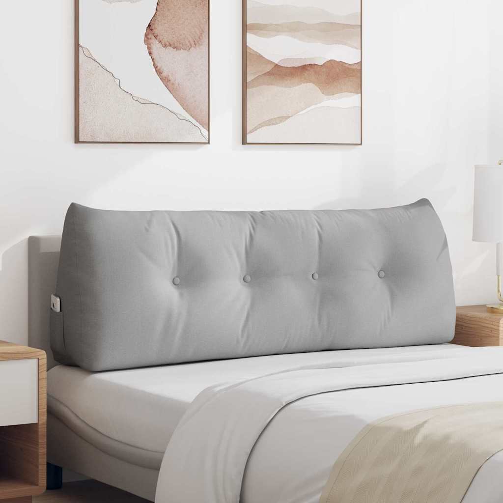 Cuscino per Schiena Grigio Nuvola 140 x 24 x 50 cm Tessuto 42014512