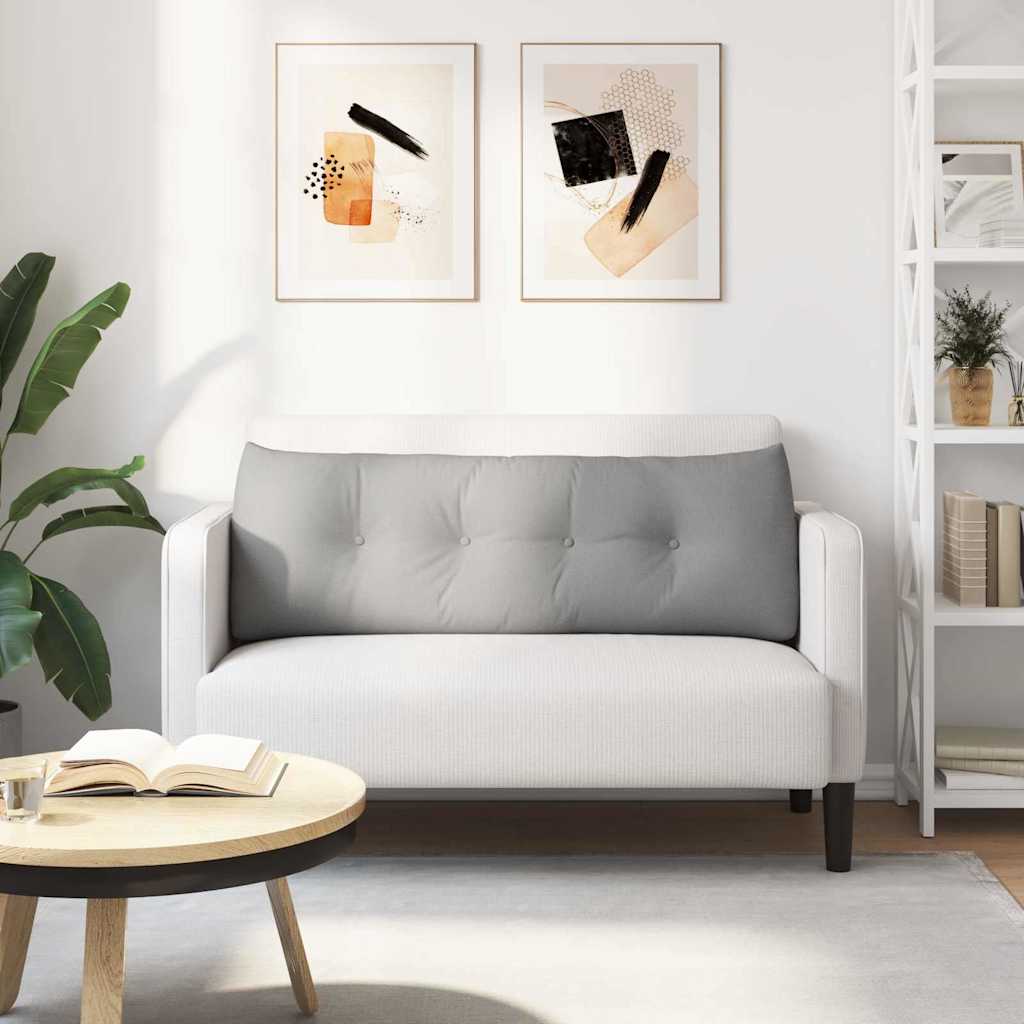 Cuscino per Schiena Grigio Nuvola 140 x 24 x 50 cm Tessuto 42014512