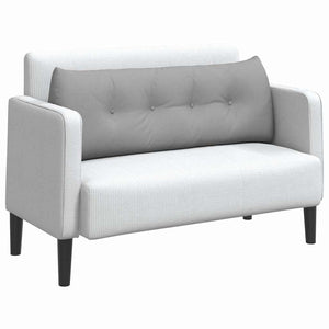 Cuscino per Schiena Grigio Nuvola 140 x 24 x 50 cm Tessuto 42014512