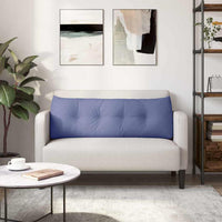 Cuscino per Schiena Blu jeans 140 x 24 x 50 cm Tessuto 42014513