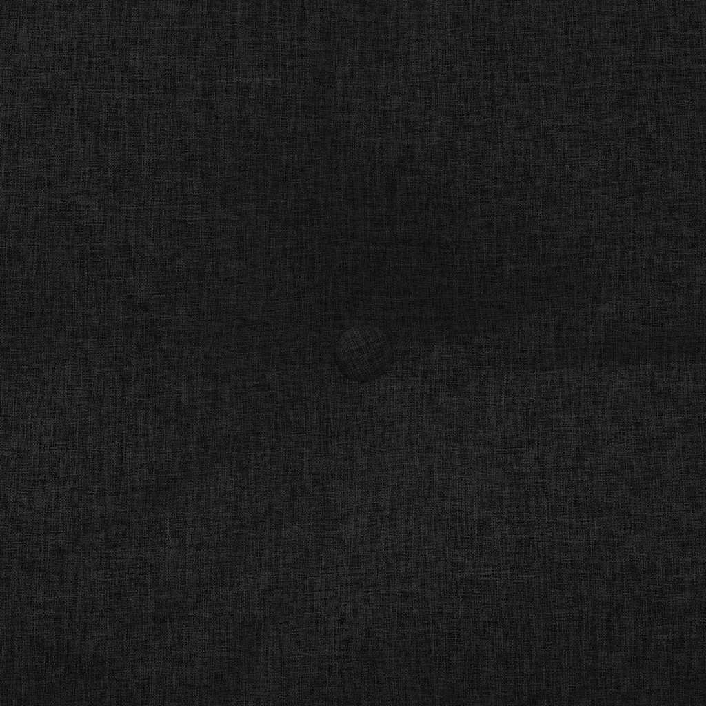 Cuscino per Schiena Nero 160 x 24 x 50 cm Tessuto 42014530