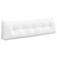 Cuscino per Schiena Bianco 160 x 24 x 50 cm Tessuto 42014539