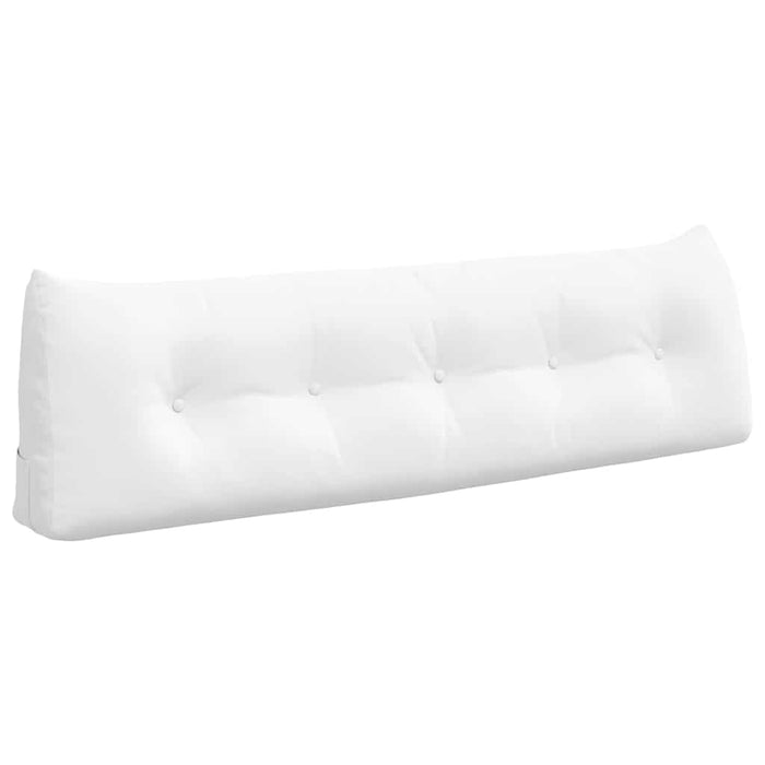 Cuscino per Schiena Bianco 160 x 24 x 50 cm Tessuto 42014539