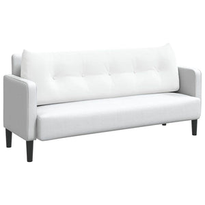 Cuscino per Schiena Bianco 160 x 24 x 50 cm Tessuto 42014539