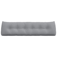 Cuscino per Schiena Grigio chiaro 180 x 24 x 50 cm Tessuto 42014557