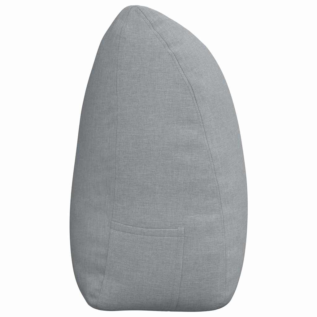 Cuscino per Schiena Grigio chiaro 180 x 24 x 50 cm Tessuto 42014557