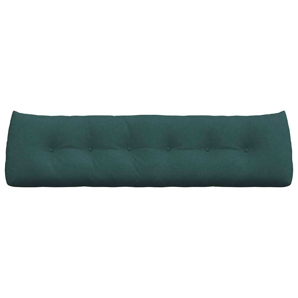 Cuscino per Schiena Verde Scuro 180 x 24 x 50 cm Tessuto 42014562