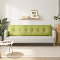 Cuscino per Schiena Verde chiaro 180 x 24 x 50 cm Tessuto 42014567