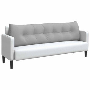 Cuscino per Schiena Grigio Nuvola 180 x 24 x 50 cm Tessuto 42014570