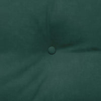 Cuscino per Schiena Verde Scuro 180 x 24 x 50 cm Velluto 42014576