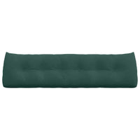 Cuscino per Schiena Verde Scuro 180 x 24 x 50 cm Velluto 42014576