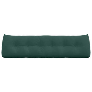 Cuscino per Schiena Verde Scuro 180 x 24 x 50 cm Velluto 42014576