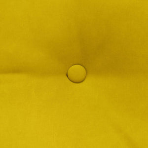 Cuscino per Schiena Giallo 180 x 24 x 50 cm Velluto 42014581