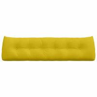 Cuscino per Schiena Giallo 180 x 24 x 50 cm Velluto 42014581