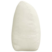 Cuscino per Schiena Crema 180 x 24 x 50 cm Velluto 42014583
