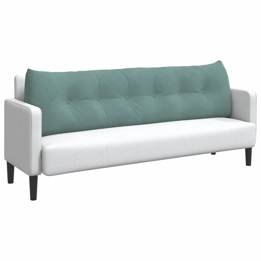 Cuscino per Schiena Verde Mare 180 x 24 x 50 cm Velluto 42014584