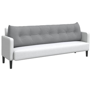 Cuscino per Schiena Grigio chiaro 200 x 24 x 50 cm Tessuto 42014586