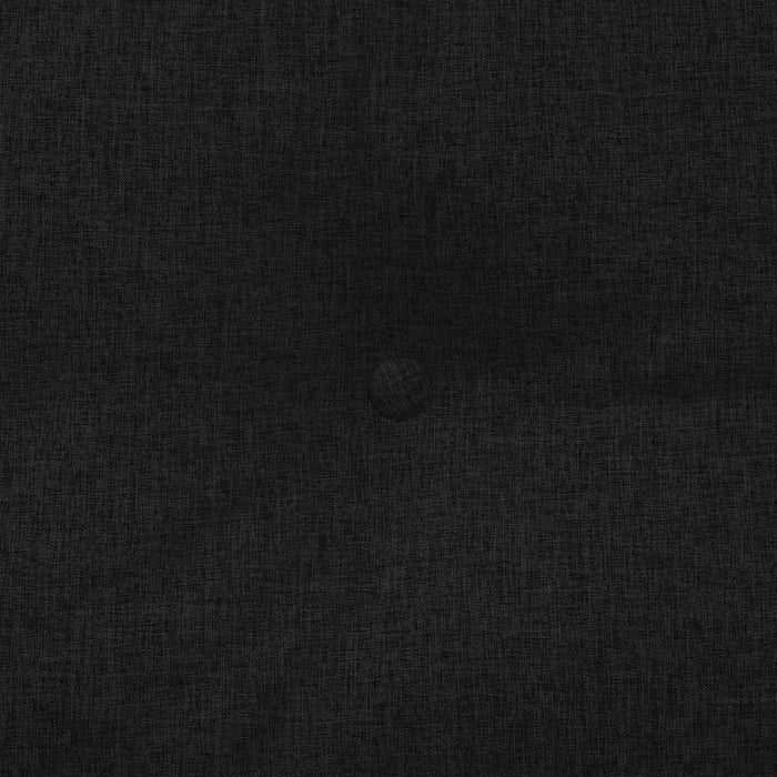 Cuscino per Schiena Nero 200 x 24 x 50 cm Tessuto 42014588