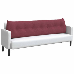 Cuscino per Schiena Rosso Vino 200 x 24 x 50 cm Tessuto 42014589