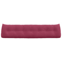 Cuscino per Schiena Rosso Vino 200 x 24 x 50 cm Velluto 42014608