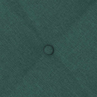 Cuscino per Schiena Verde Scuro 50 x 19 x 45 cm Tessuto 42014620