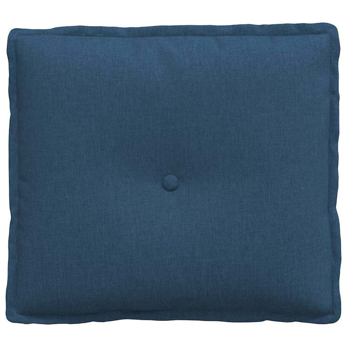 Cuscino per Schiena Blu 50 x 19 x 45 cm Tessuto 42014623