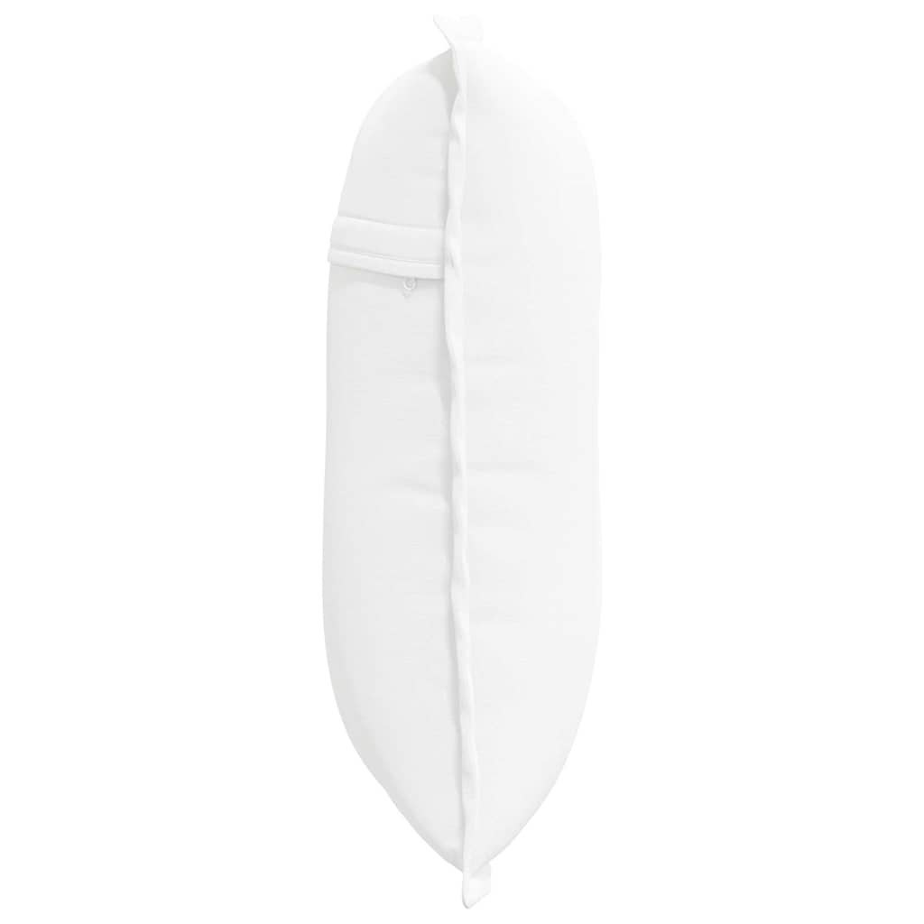 Cuscino per Schiena Bianco 50 x 19 x 45 cm Tessuto 42014626