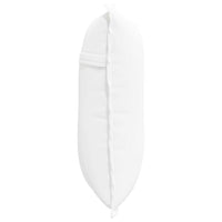 Cuscino per Schiena Bianco 50 x 19 x 45 cm Tessuto 42014626