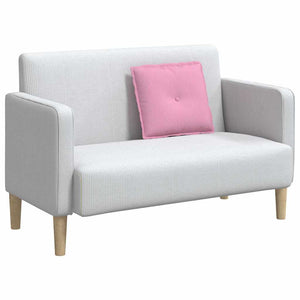 Cuscino per Schiena Rosa 50 x 19 x 45 cm Tessuto 42014630