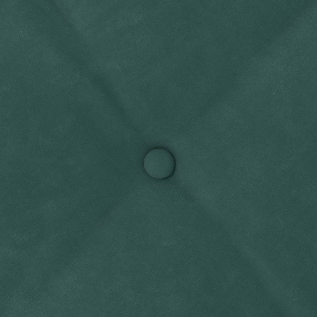 Cuscino per Schiena Verde Scuro 50 x 45 cm Tessuto in Cords 42014634