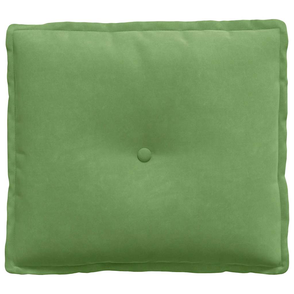 Cuscino per Schiena Verde chiaro 50 x 45 cm Tessuto in Cords 42014635