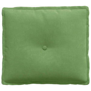 Cuscino per Schiena Verde chiaro 50 x 45 cm Tessuto in Cords 42014635
