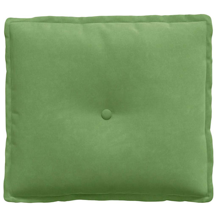 Cuscino per Schiena Verde chiaro 50 x 45 cm Tessuto in Cords 42014635
