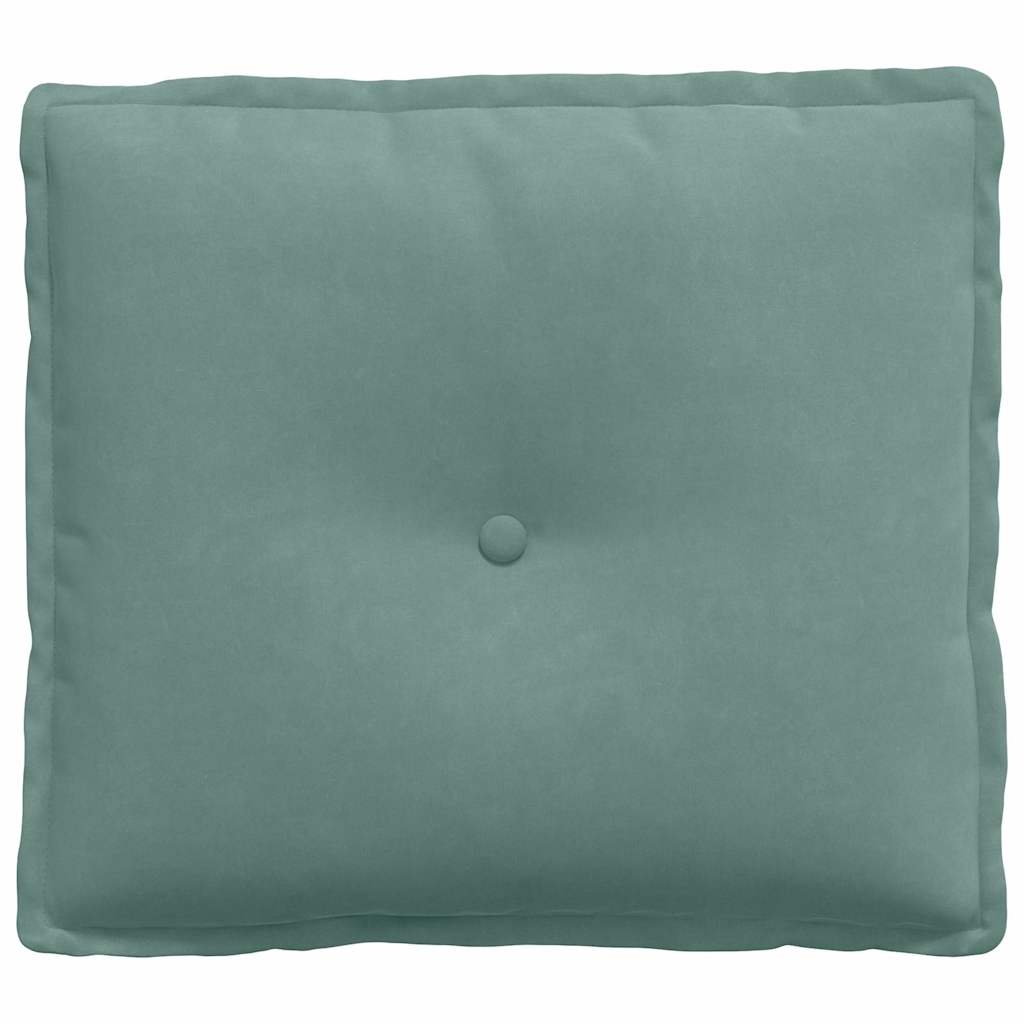 Cuscino per Schiena Verde Mare 50 x 45 cm Tessuto in Cords 42014642