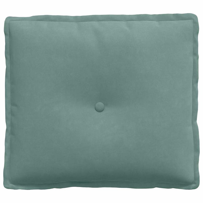 Cuscino per Schiena Verde Mare 50 x 45 cm Tessuto in Cords 42014642