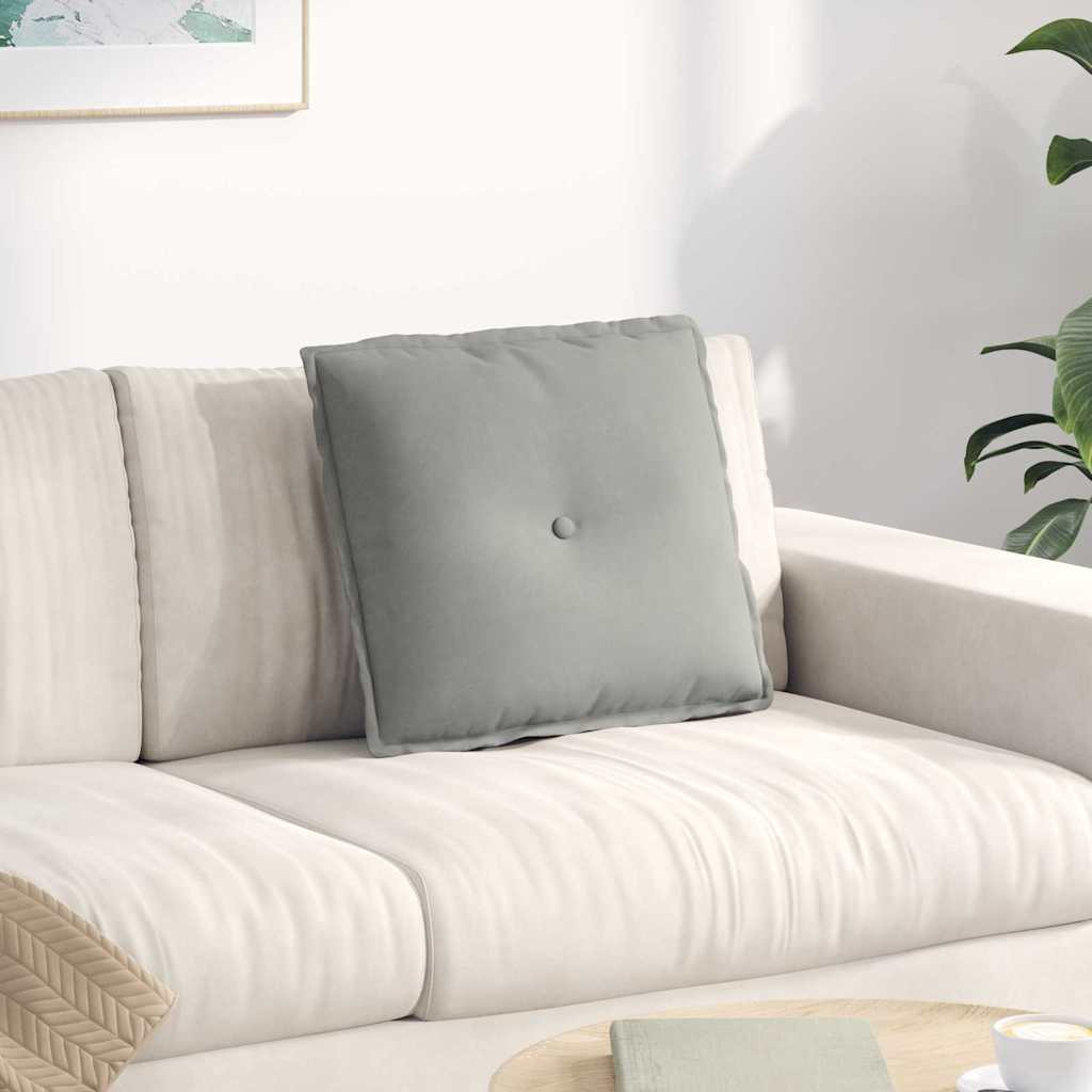 Cuscino per Schiena Grigio chiaro 50 x 45 cm 42014645