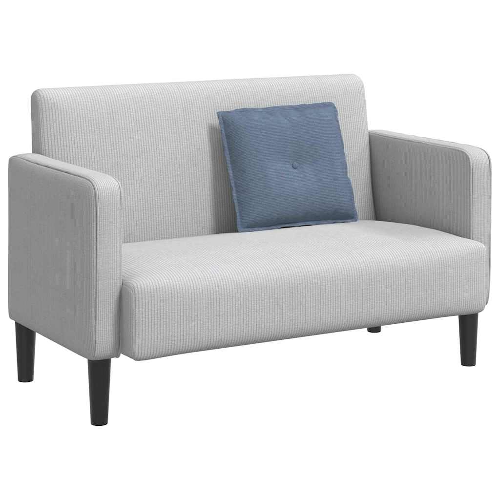 Cuscino per Schiena Blu 50 x 45 cm Tessuto in Cords 42014653