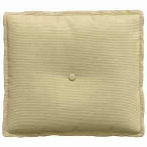 Cuscino per Schiena Grigio Verde 50 x 45 cm Tessuto in Cords 42014654