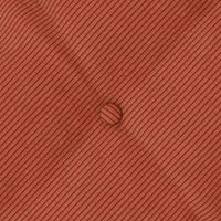 Cuscino per Schiena Rosso Arancio 50 x 45 cm Tessuto in Cords 42014657