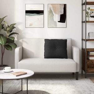 Cuscino per Schiena Nero 60 x 19 x 50 cm Tessuto 42014660