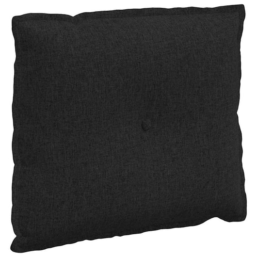 Cuscino per Schiena Nero 60 x 19 x 50 cm Tessuto 42014660