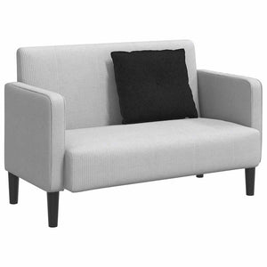 Cuscino per Schiena Nero 60 x 19 x 50 cm Tessuto 42014660