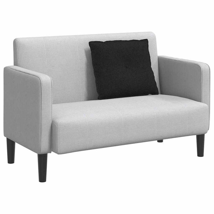 Cuscino per Schiena Nero 60 x 19 x 50 cm Tessuto 42014660