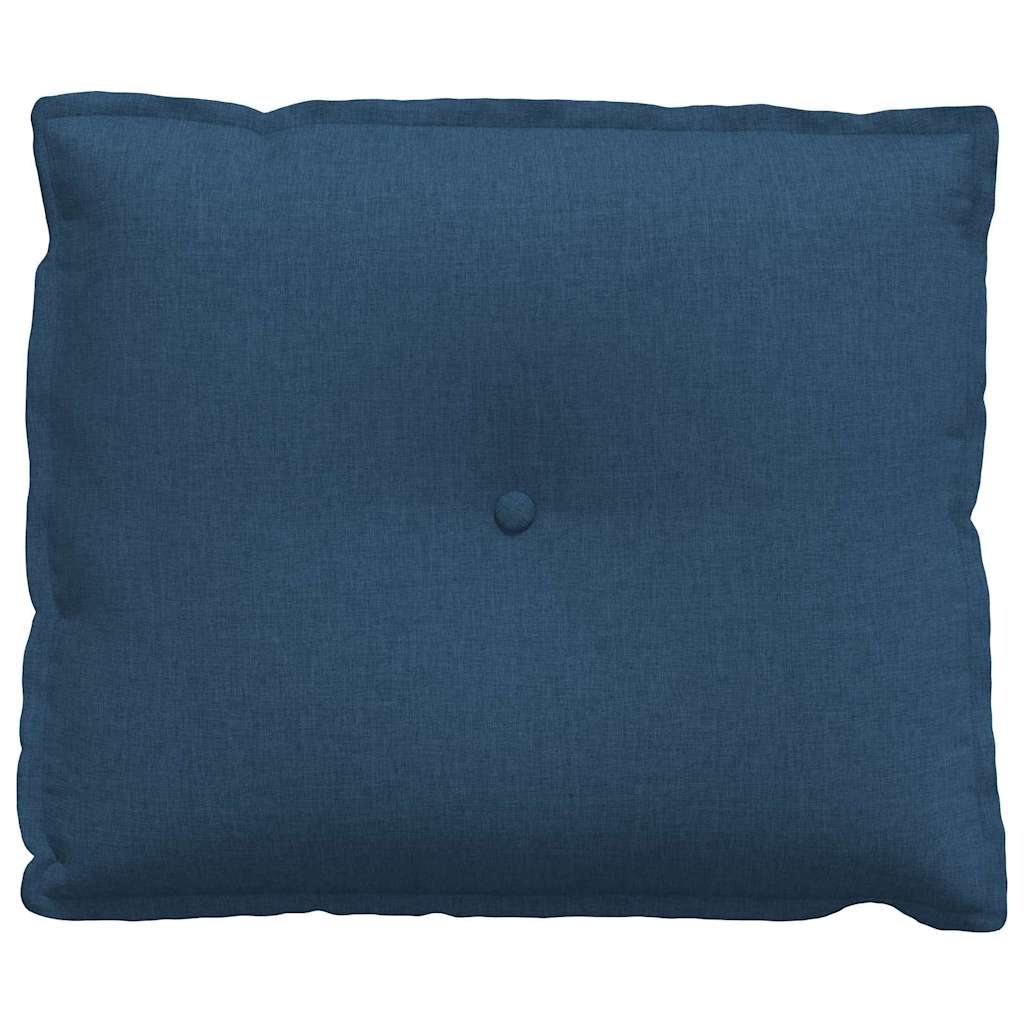 Cuscino per Schiena Blu 60 x 19 x 50 cm Tessuto 42014666