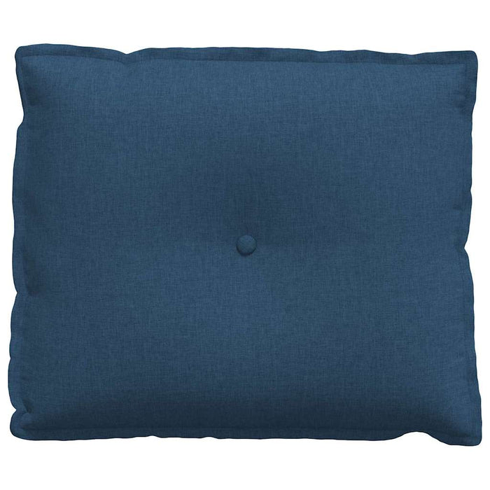 Cuscino per Schiena Blu 60 x 19 x 50 cm Tessuto 42014666