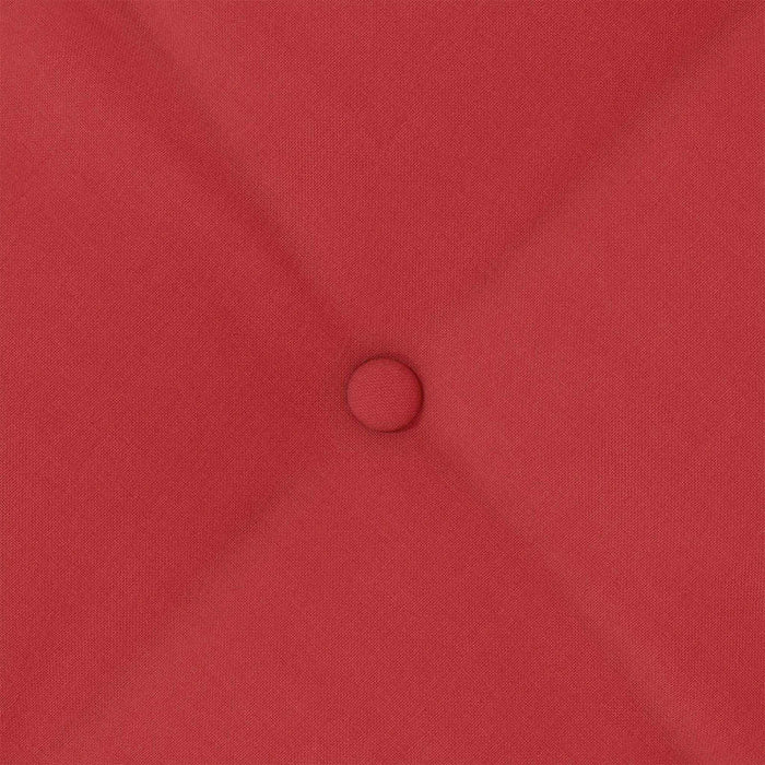 Cuscino per Schiena Rosso 60 x 19 x 50 cm Tessuto 42014670