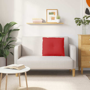 Cuscino per Schiena Rosso 60 x 19 x 50 cm Tessuto 42014670