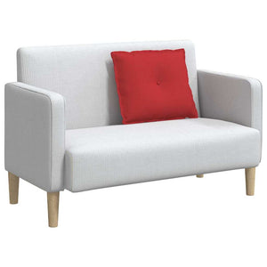 Cuscino per Schiena Rosso 60 x 19 x 50 cm Tessuto 42014670