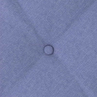 Cuscino per Schiena Blu jeans 60 x 19 x 50 cm Tessuto 42014672