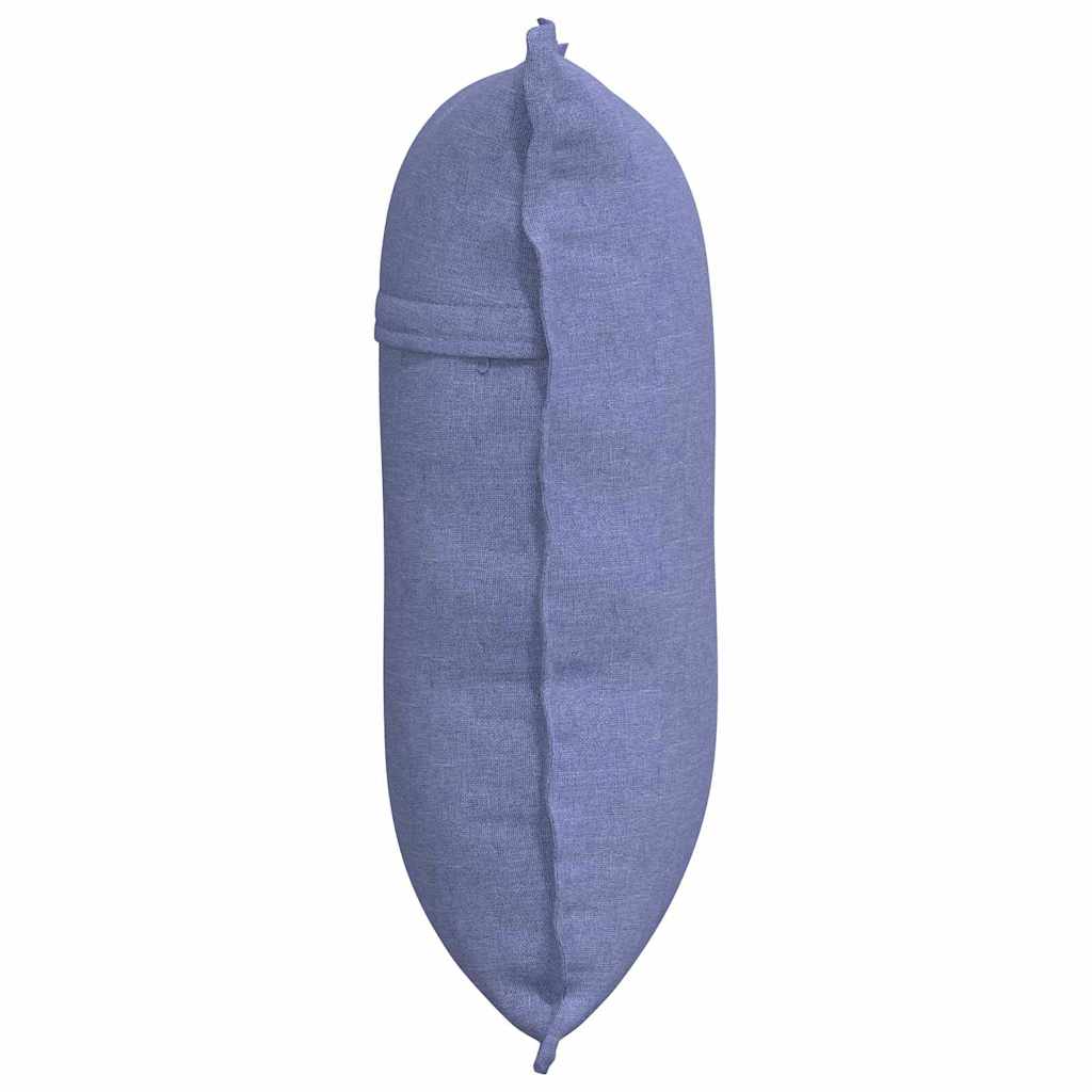 Cuscino per Schiena Blu jeans 60 x 19 x 50 cm Tessuto 42014672